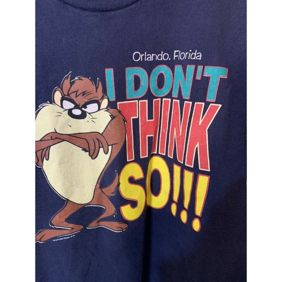 Sherry’s Best Other - Vtg 2000 Orlando Florida TAZ I Don’t Think SO! Men’s Sz XL T Shirt Sherry’s Best